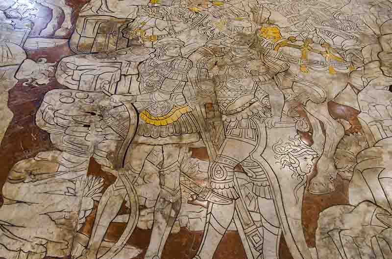 55 - Italia - Siena - catedral - interior - mosaico
